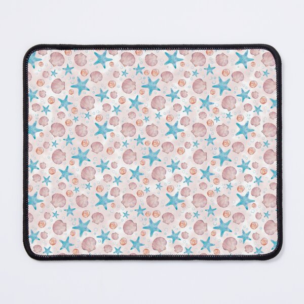 Item preview, Watercolor, hand drawn, sea shells, sea stars, pattern designed and sold by YahnevNiekerk.