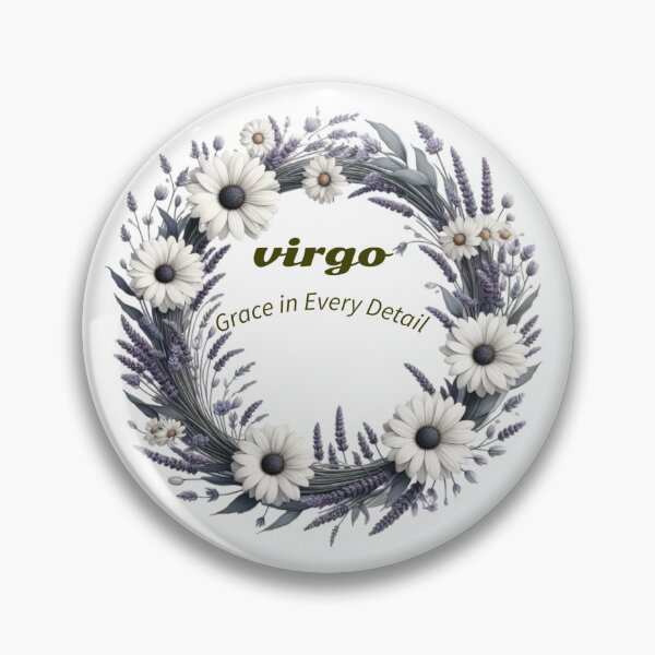 Item preview, Virgo zodiac sign, botanical aesthetic art. designed and sold by AlanyaArtX.