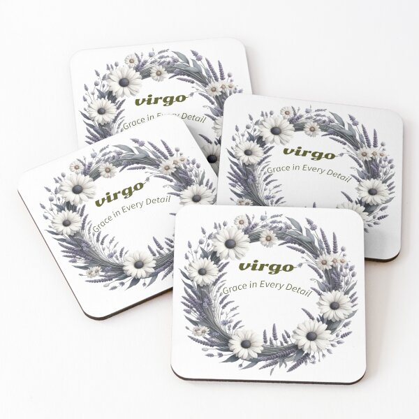 Item preview, Virgo zodiac sign, botanical aesthetic art. designed and sold by AlanyaArtX.
