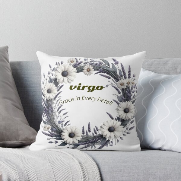 Item preview, Virgo zodiac sign, botanical aesthetic art. designed and sold by AlanyaArtX.