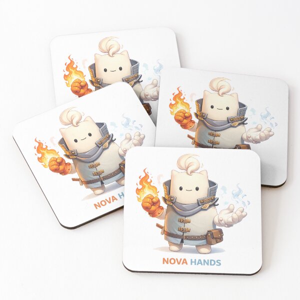 Item preview, Nova Hands – Cute Floating Hands Magic Character Sticker designed and sold by bubuandfriends.