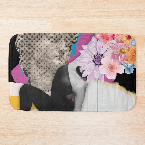 Item preview, Surreal Collage Art – Classical Sculpture and Floral Explosion designed and sold by Avohai!.