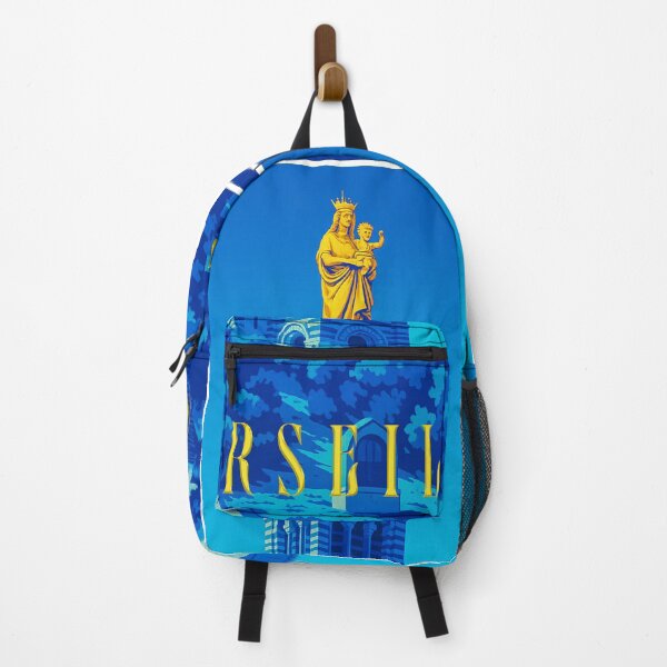 Item preview, Marseille, France Vintage Travel Poster Notre-Dame de la Garde designed and sold by eonvisuals.