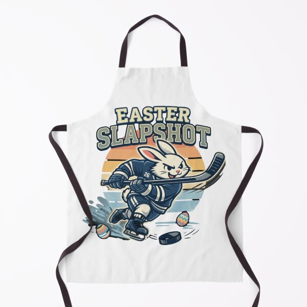 Item preview, Easter Slapshot Hockey Bunny Shirt – Funny Ice Hockey Easter Bunny T-Shirt Retro Sports Design designed and sold by Prime legend .