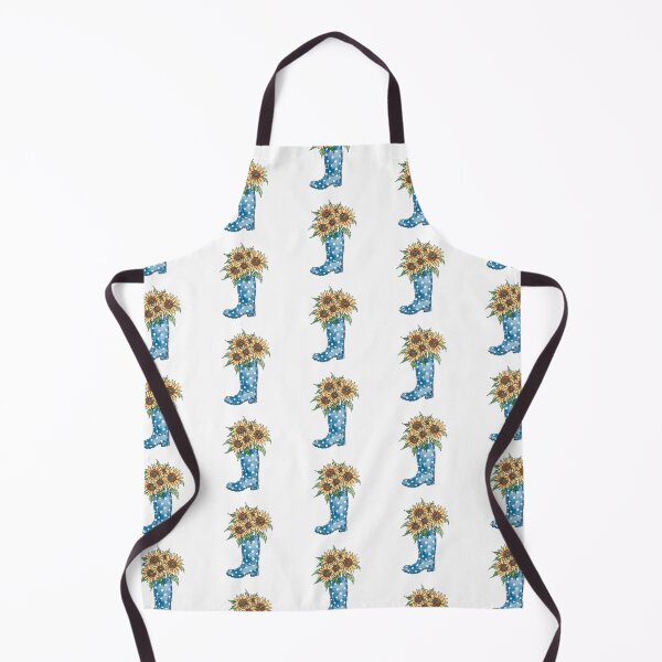 Item preview, Rain boots and sunflowers designed and sold by uunaa.