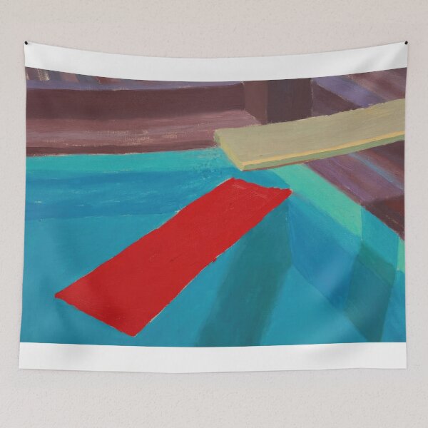 Item preview, David Hockney - David Hockney - David Hockney (175) - Vibrant California Pool – Pop Art Print Inspired by David Hockney designed and sold by KirstenShShop.