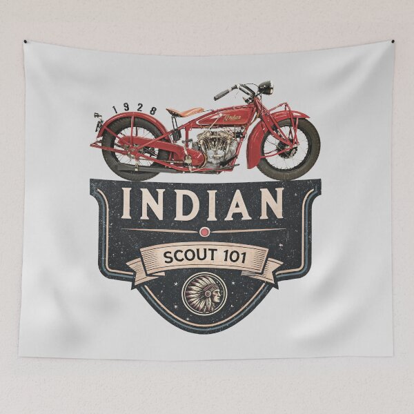 Artikelvorschau, Indian Scout 101 1928 entworfen und verkauft von EdGraphy.