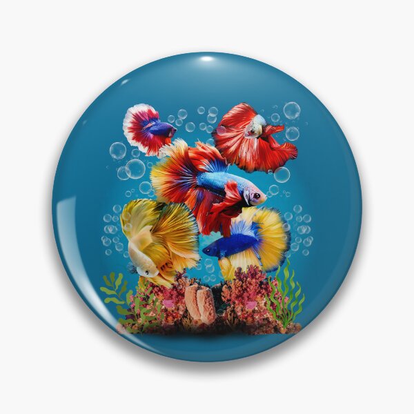 Item preview, Neon Fish Hub designed and sold by Tripp Art Studio.