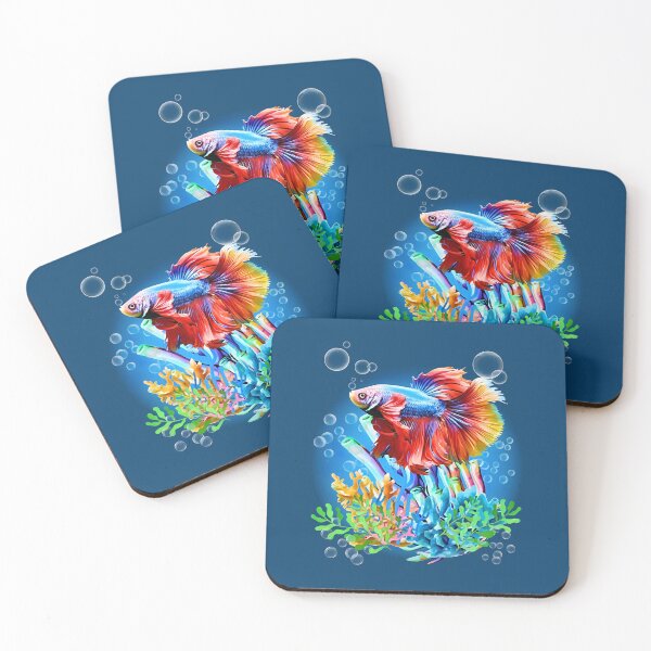 Item preview, Neon Fish Swim designed and sold by Tripp Art Studio.