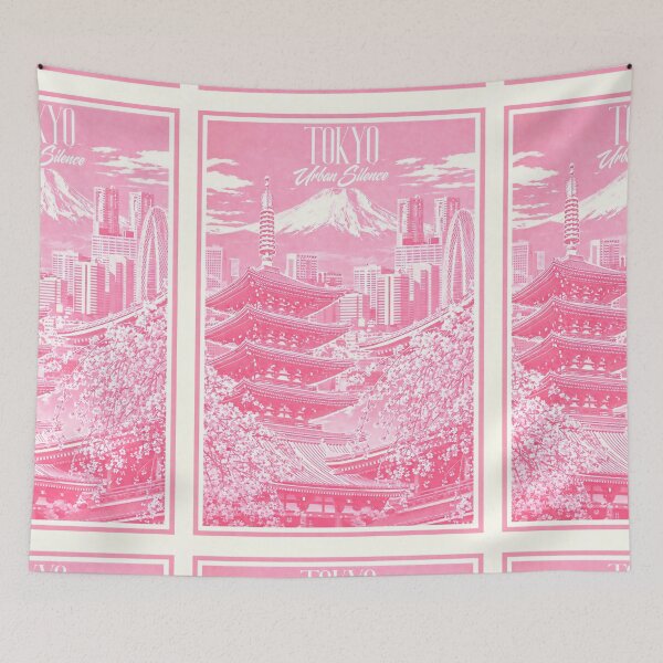 Item preview, Tokyo Urban Silence Vintage Style Japanese Poster designed and sold by eonvisuals.