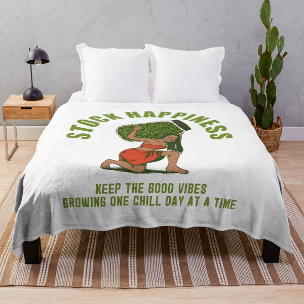 Item preview, Stock Happiness Funny Good Vibes designed and sold by Othala888.