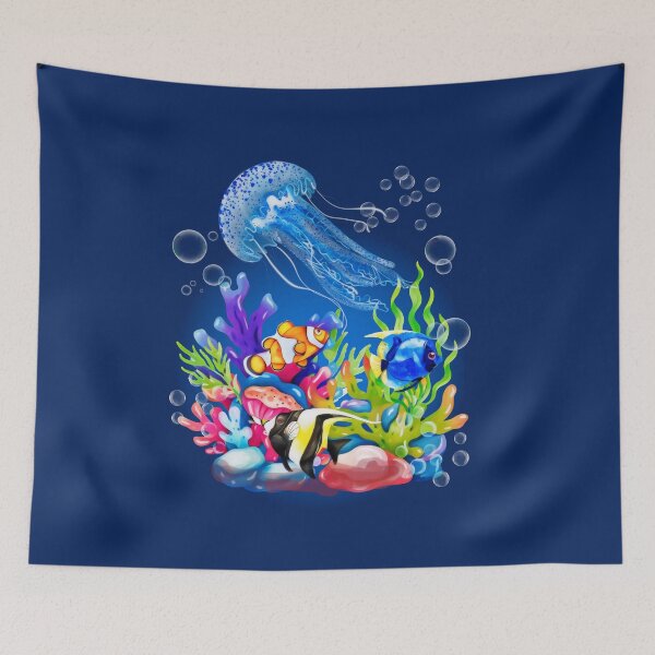Item preview, Glowing Jellyfish designed and sold by Tripp Art Studio.