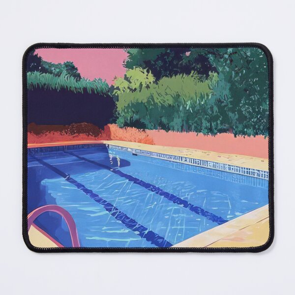 Item preview, David Hockney - David Hockney - David Hockney (197) - Vibrant California Pool – Pop Art Print Inspired by David Hockney designed and sold by KirstenShShop.