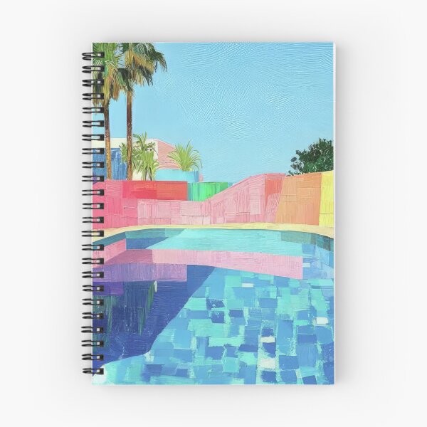 Item preview, David Hockney - David Hockney - David Hockney (196) - Vibrant California Pool – Pop Art Print Inspired by David Hockney designed and sold by KirstenShShop.