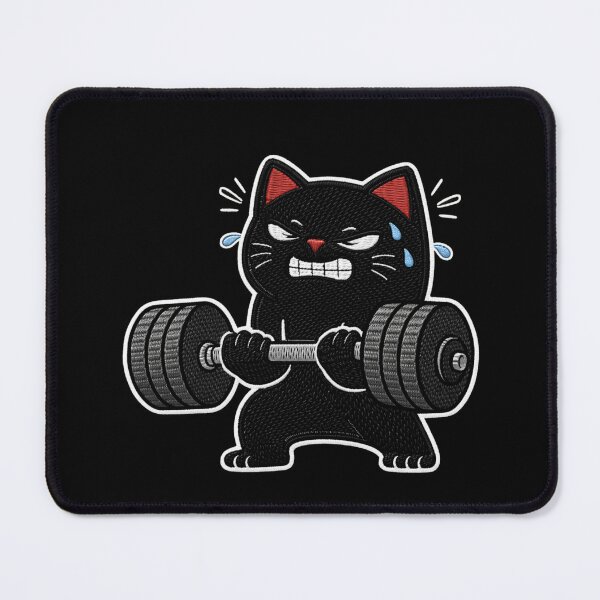 Item preview, Gym Cat Alpha Workout Fitness Meme Strong Discipline Aesthetic designed and sold by ColorSplash123.