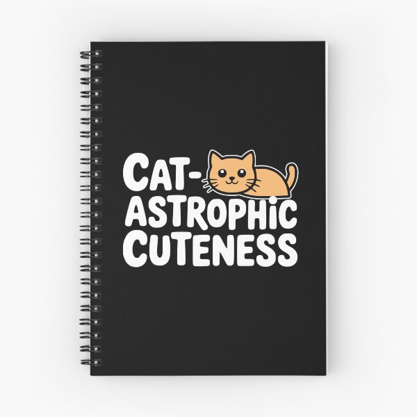 Item preview, Cat-astrophic Cuteness! Funny Orange Cat Pun designed and sold by PMCreative.