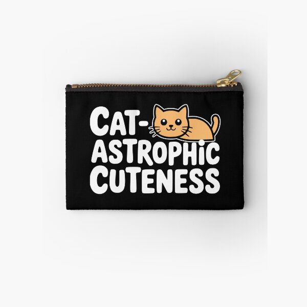 Item preview, Cat-astrophic Cuteness! Funny Orange Cat Pun designed and sold by PMCreative.