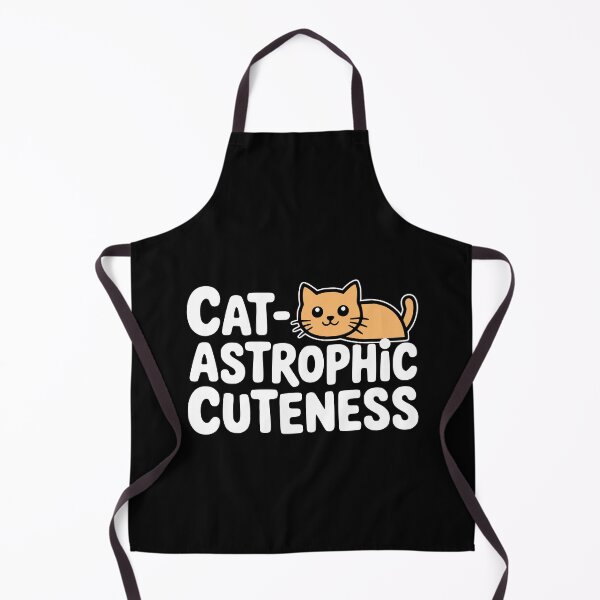 Item preview, Cat-astrophic Cuteness! Funny Orange Cat Pun designed and sold by PMCreative.
