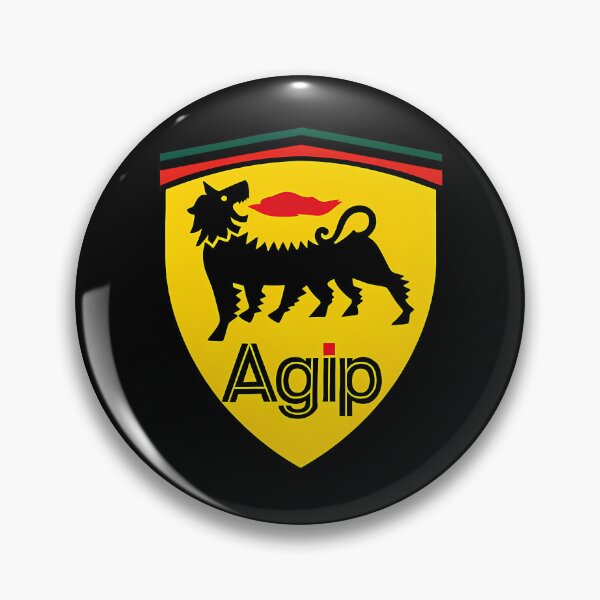 Item preview, Agip Oil Logo With Six-Legged Dog Shield designed and sold by SKA-Designs.