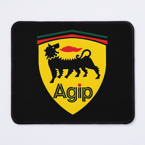 Item preview, Agip Oil Logo With Six-Legged Dog Shield designed and sold by SKA-Designs.