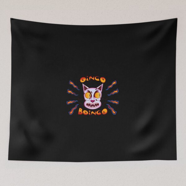 Item preview, Oingo Boingo Crazy Cat Face Surreal New Wave Art Pop designed and sold by KhayalSaezo.