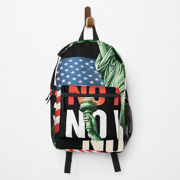 Item preview, No Kings No Wars No Ice Statue of Liberty USA American Flag designed and sold by clarabersetart.