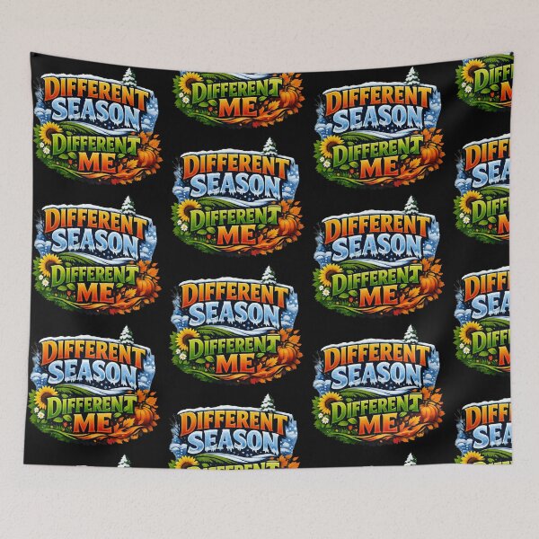 Item preview, Different Season Different Me Seasonal Change Aesthetic Growth Design designed and sold by TeeTimeTreasure.