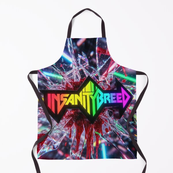 Item preview, Official INSANITYBREED Shattered Glass Neon Logo Punk Cyberpunk designed and sold by INSANITYBREED.