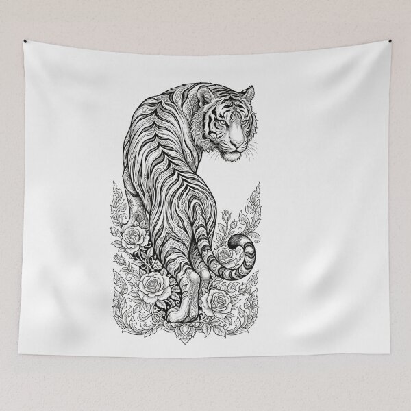 Item preview, Beautiful tiger designed and sold by PP&RAINBOW SHOP.