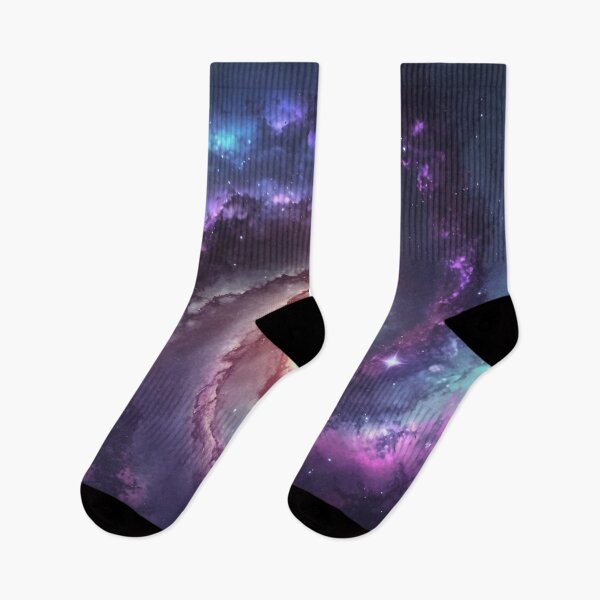 Item preview, Colorful Galaxy Nebula – Violet Space Stars Cosmic Aesthetic Poster designed and sold by ArtFireGallery.
