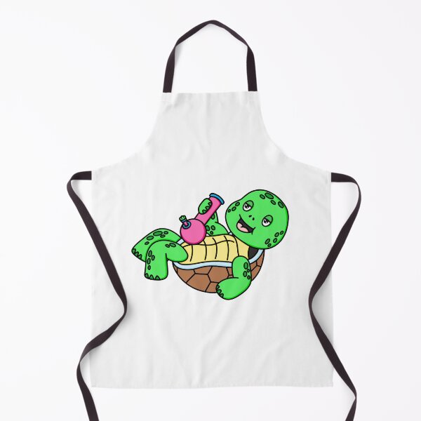 Item preview, Cute Stoner Turtle Pink Bong Kawaii Weed Girl Art designed and sold by MycoMindsMedia.