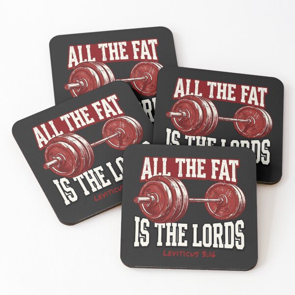 Item preview, All The Fat is The Lord's designed and sold by Belarte.shop.