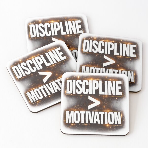 Item preview, Discipline Over Motivation Bold Streetwear Design designed and sold by DAXIFY.