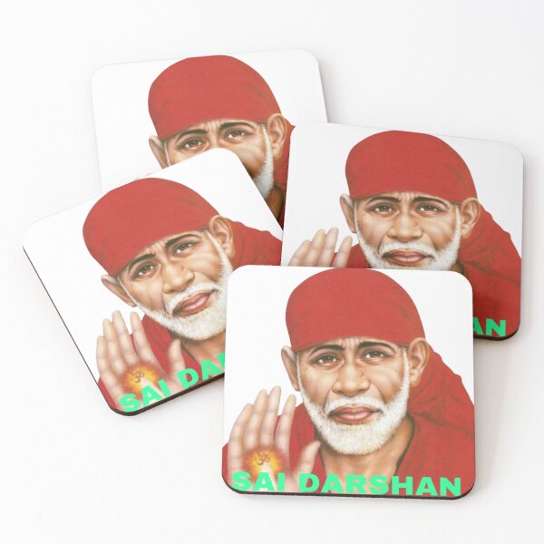 Item preview, Spiritual Shirdi Sai Baba Portrait With Om Blessing designed and sold by M1144.