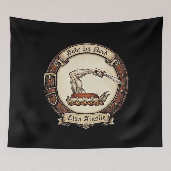 Item preview, Clan Ainslie Crest designed and sold by BagTown Clans.