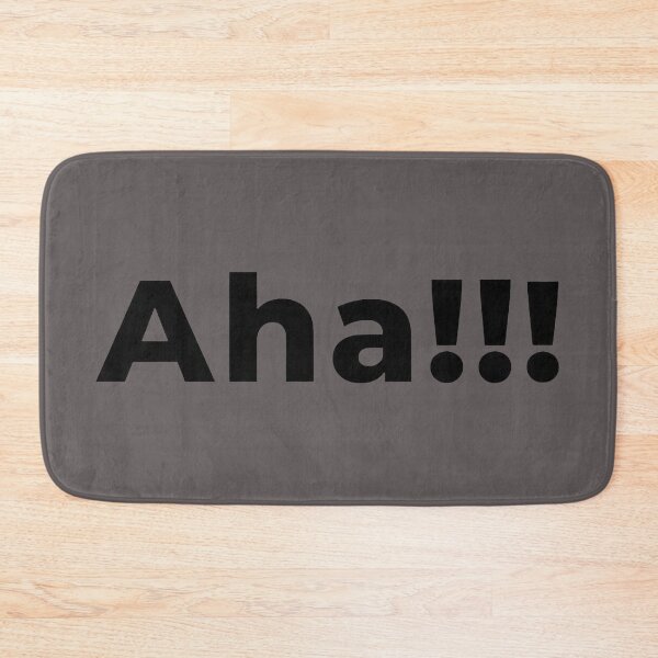 Item preview, Aha!!! - Sudden Realization & Witty Typography Moment designed and sold by RS-Globalist-.