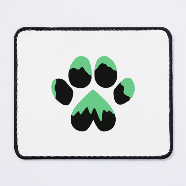 Item preview, Mint Chocolate Chip Cat Paw Heart designed and sold by NyxKnacksShop.
