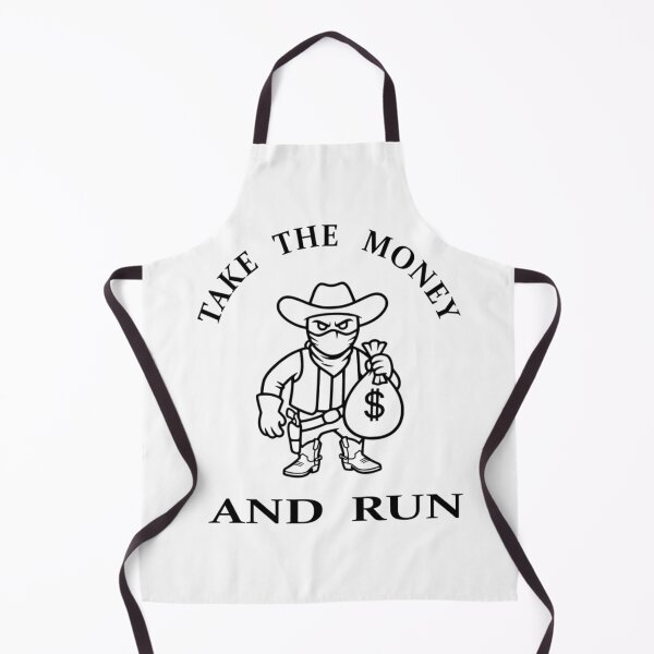 Item preview, Take The Money And Run - Western Outlaw Bold Line Art designed and sold by The Bold Line Studio.