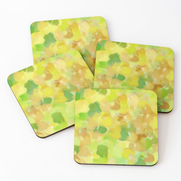 Item preview, Sunlit Meadow Dreams | Soft Abstract Green & Yellow Digital Painting designed and sold by Brightful Creations .