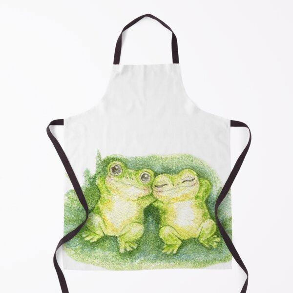 Item preview, Cute Frog Couple Kawaii Love Aesthetic Art designed and sold by AlisaArtDecor.