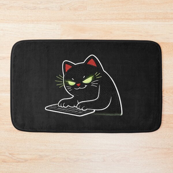 Item preview, Hacker Cat Meme Coding Tech Programmer Funny Cyber Aesthetic designed and sold by ColorSplash123.