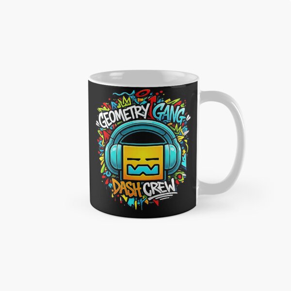 Item preview, Geometry Gang Dash Crew Gaming Arcade Video Game Console Gamer Gifts designed and sold by clarabersetart.