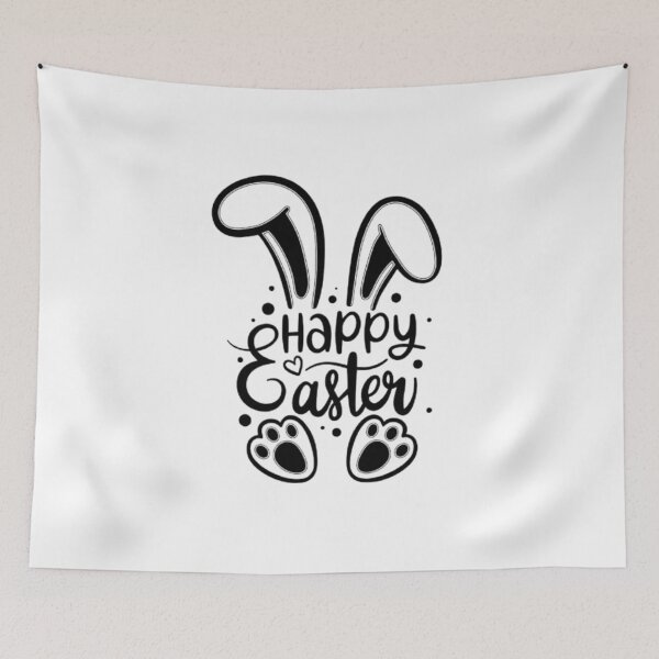Item preview, Cute Happy Easter Bunny designed and sold by Thread&Fable.