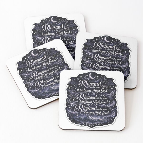 Item preview, Rhysand Fantasy Quote Sticker designed and sold by UGLibrary.