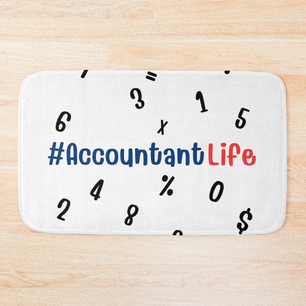 Item preview, Funny Accountant Life designed and sold by Logic to Canvas.