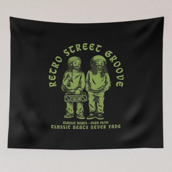 Item preview, Old School Street Groove Retro Music designed and sold by Othala888.