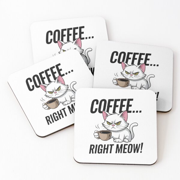Item preview, Angry Cat Coffee Sarcastic designed and sold by KrisGraphic45.