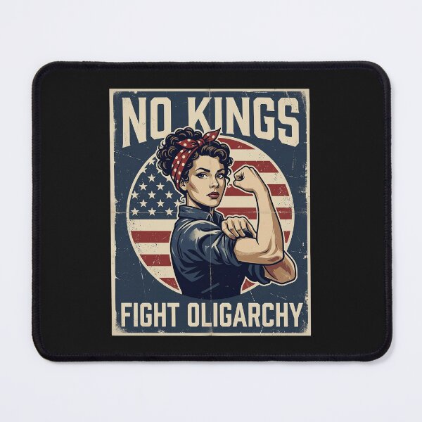 Item preview, No Kings Fight Oligarchy designed and sold by Belarte.shop.