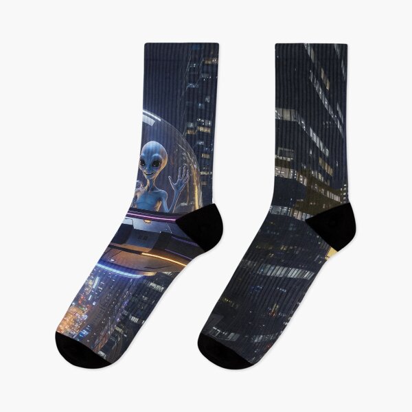 Item preview, Midnight visitors above the city designed and sold by Karaburmagirl.