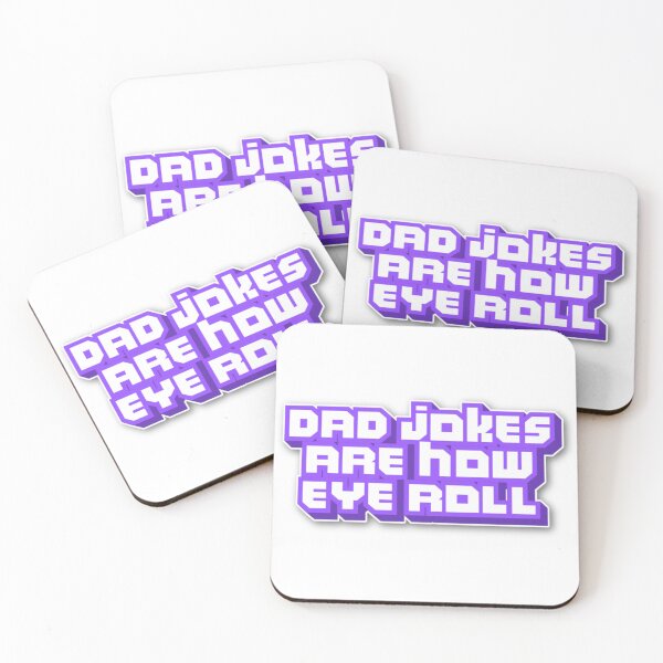 Item preview, Dad Jokes Are How Eye Roll - Funny Dad Humor 3D Text Art Print designed and sold by DesignArtist.ia.